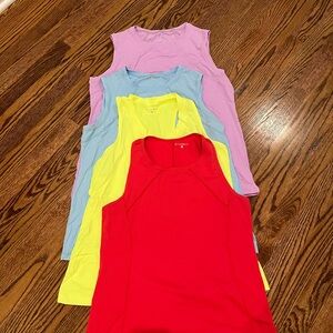 Colorful Sleeveless Tops Set